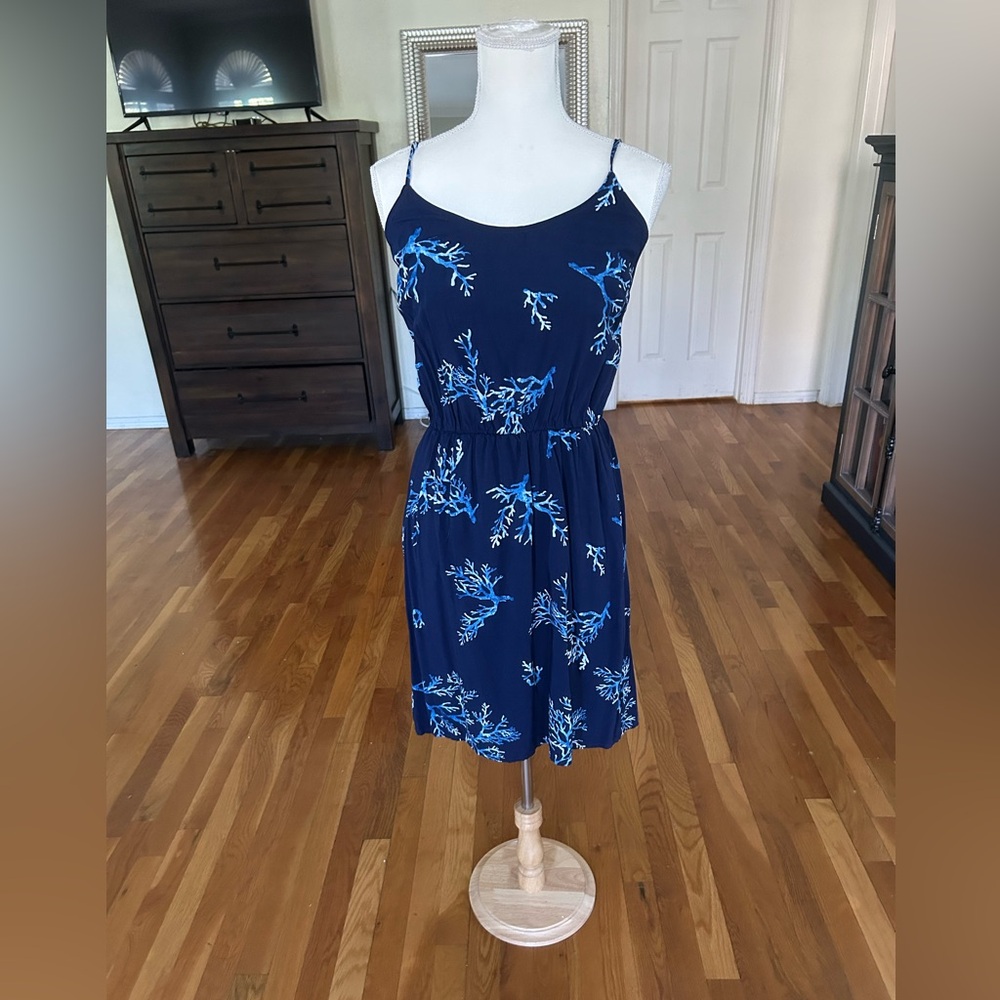 Old Navy Knee Length Blue Casual Dress in Women’s Sz Small